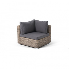 Продажа дивана 4SIS Лунго модуль угловой с подушками, соломенный по цене 58500 ₽