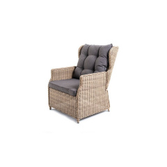 Продажа ротангового кресла 4SIS Форио раскладное, соломенный цвет по цене 95160 ₽