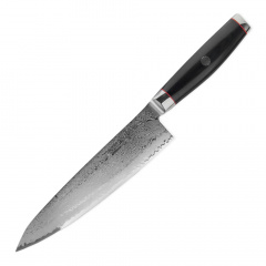 Продажа ножа YAXELL шеф 20 см, серия Ypsilon (193 слоя) дамасская сталь по цене 54990 ₽